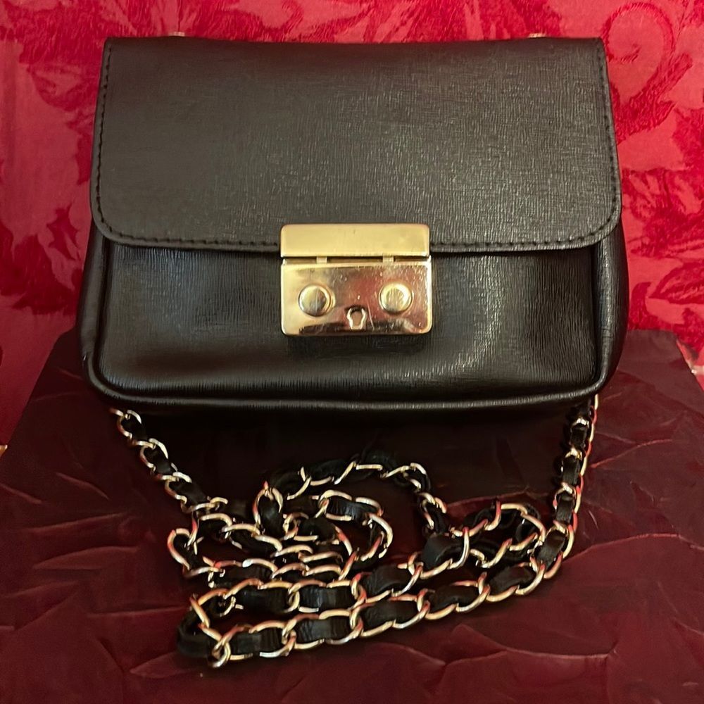 Vintage Borse in Pelle Women’s Crossbody Leather Bag Leather Woven Chain